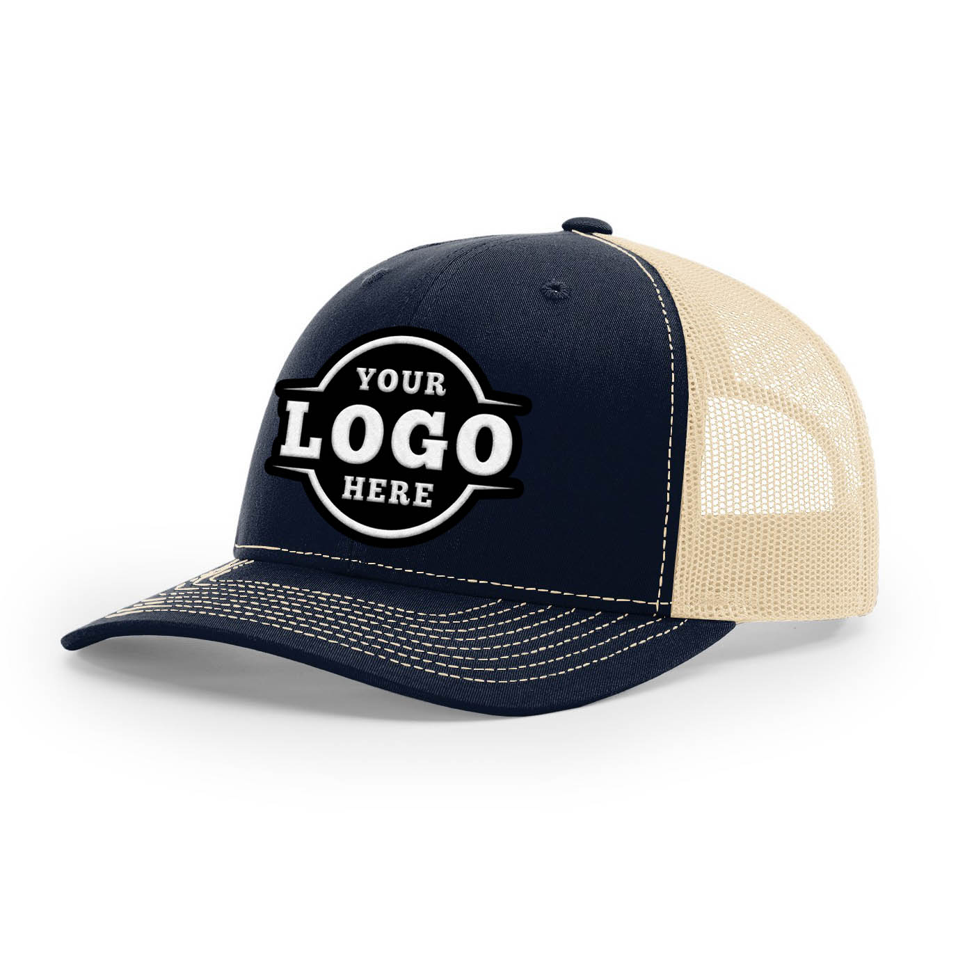 50 Hats Custom Logo Richardson 112 Trucker Hats Snapback Caps Embroidered Package Deal