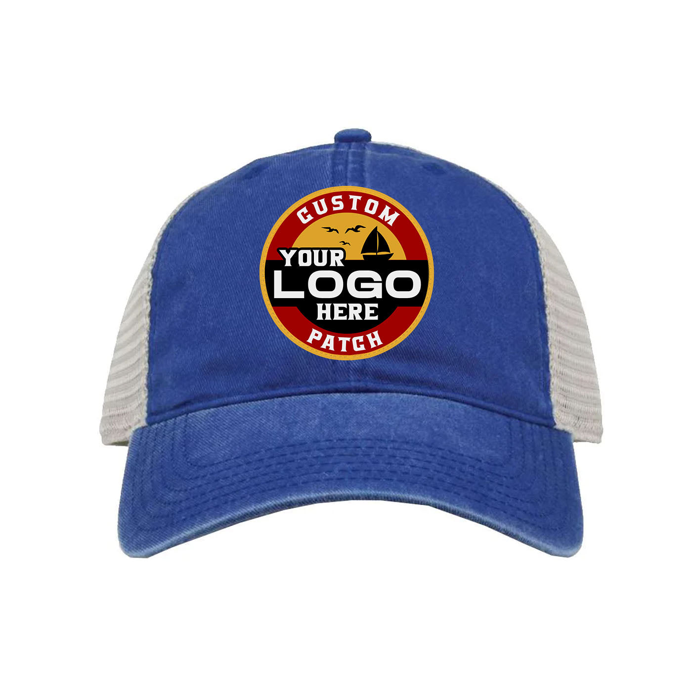 Custom Patch The Game GB460 Pigment-Dyed Trucker Cap