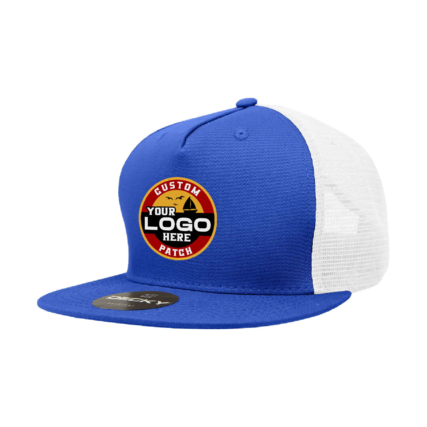 Custom Patch Decky 1040 - 5 Panel Trucker Snapback Hat