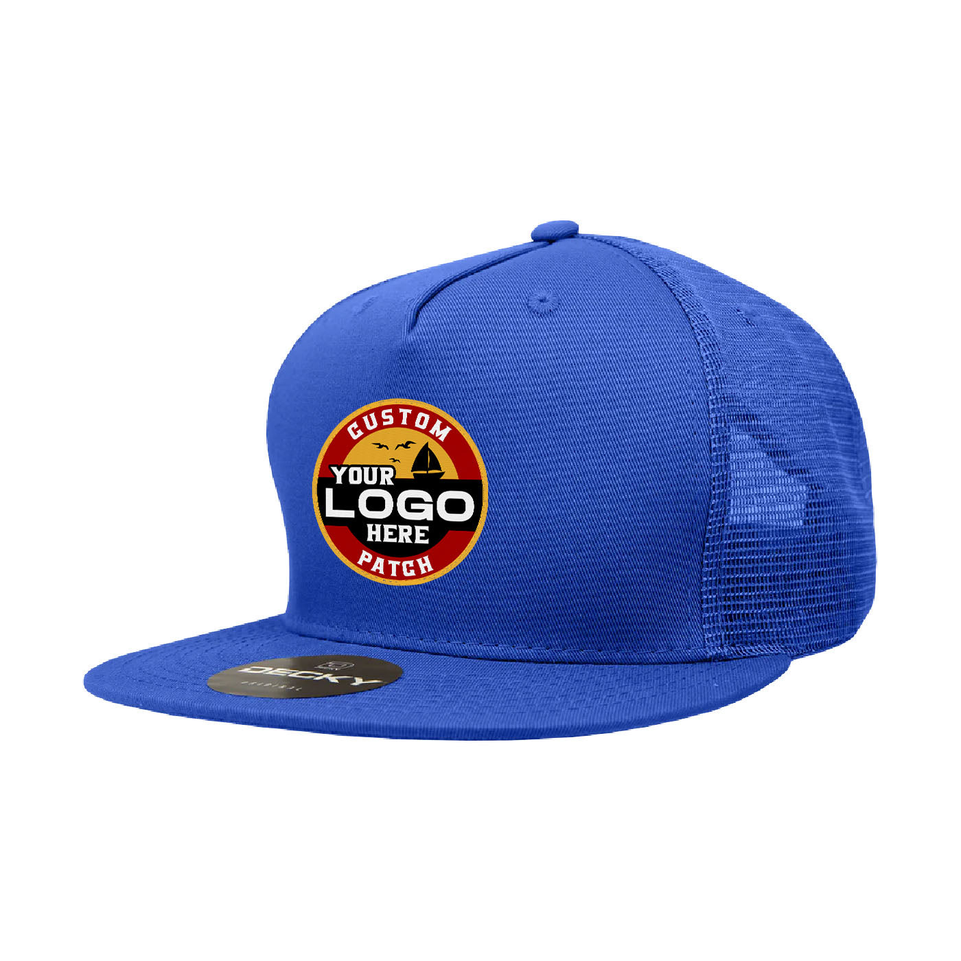 Custom Patch Decky 1040 - 5 Panel Trucker Snapback Hat