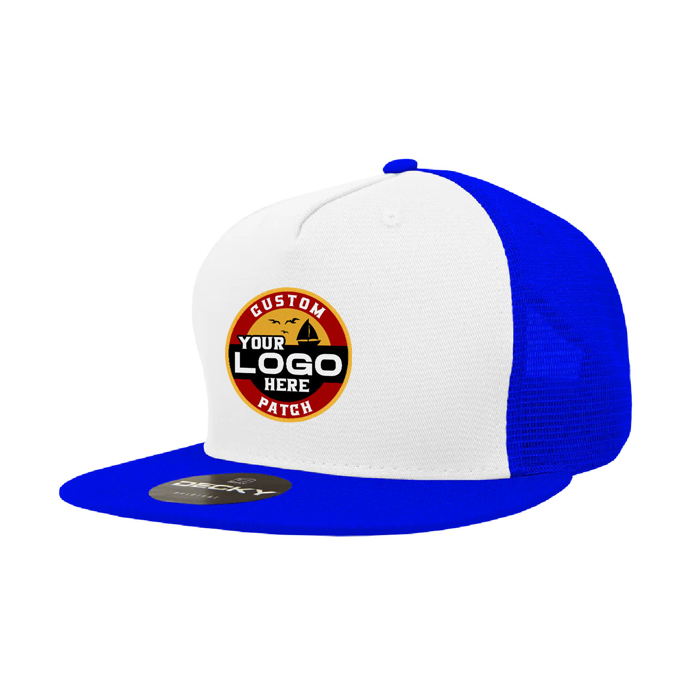 Custom Patch Decky 1040 - 5 Panel Trucker Snapback Hat