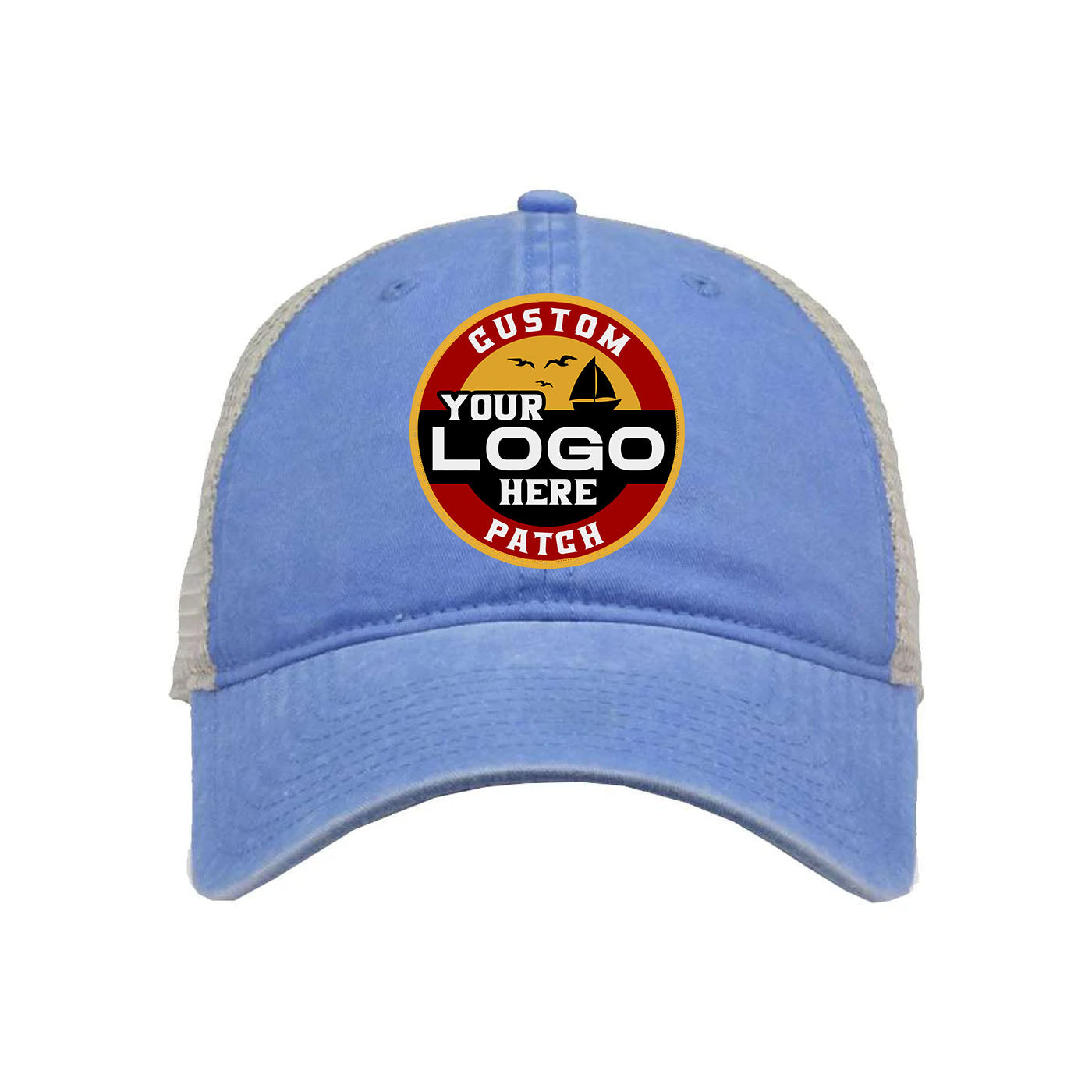 Custom Patch The Game GB460 Pigment-Dyed Trucker Cap