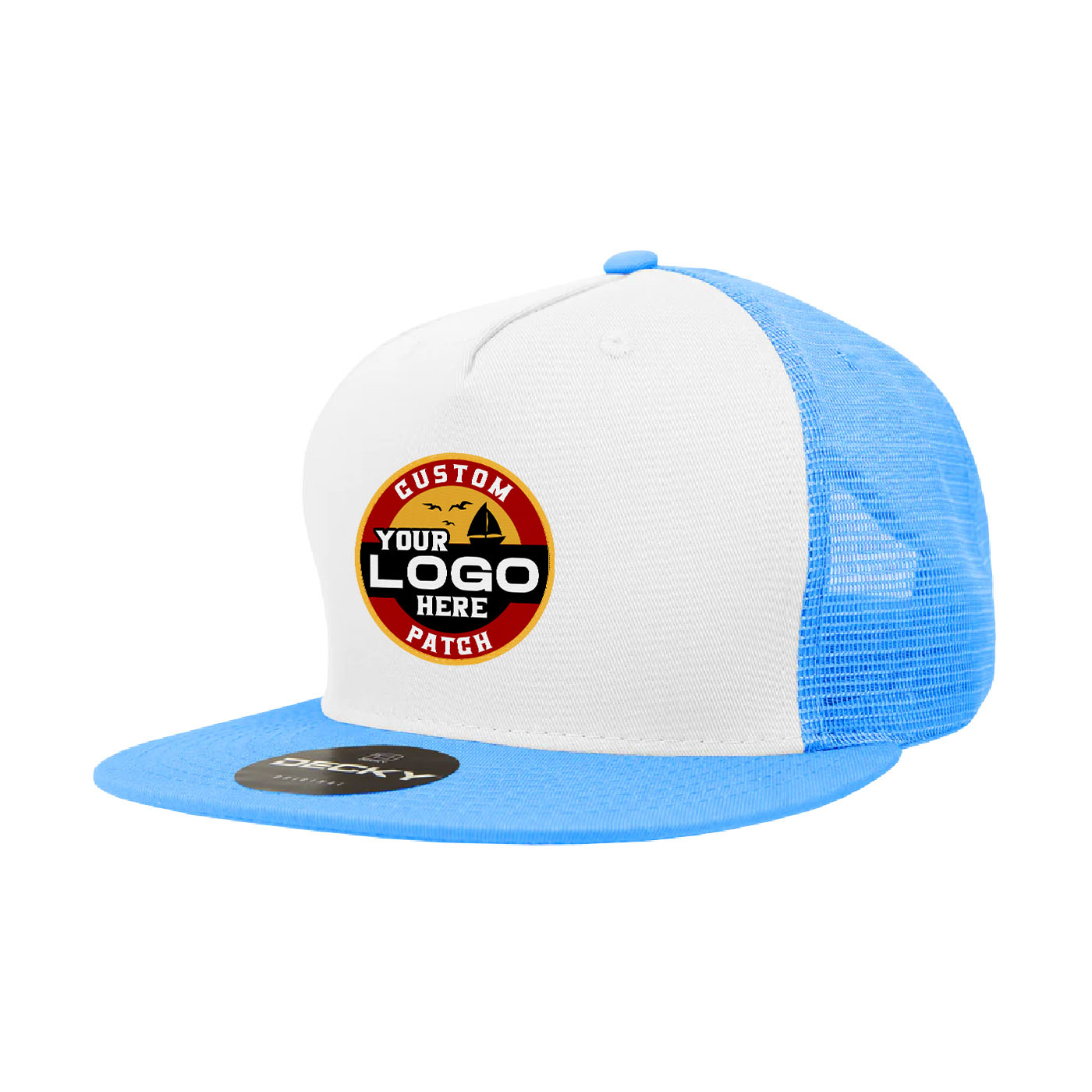 Custom Patch Decky 1040 - 5 Panel Trucker Snapback Hat