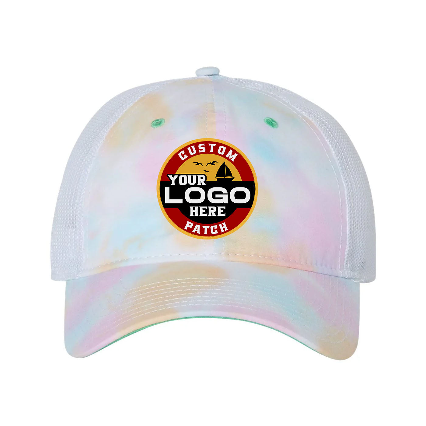 Custom Patch The Game GB470 Lido Tie-Dyed Trucker Cap