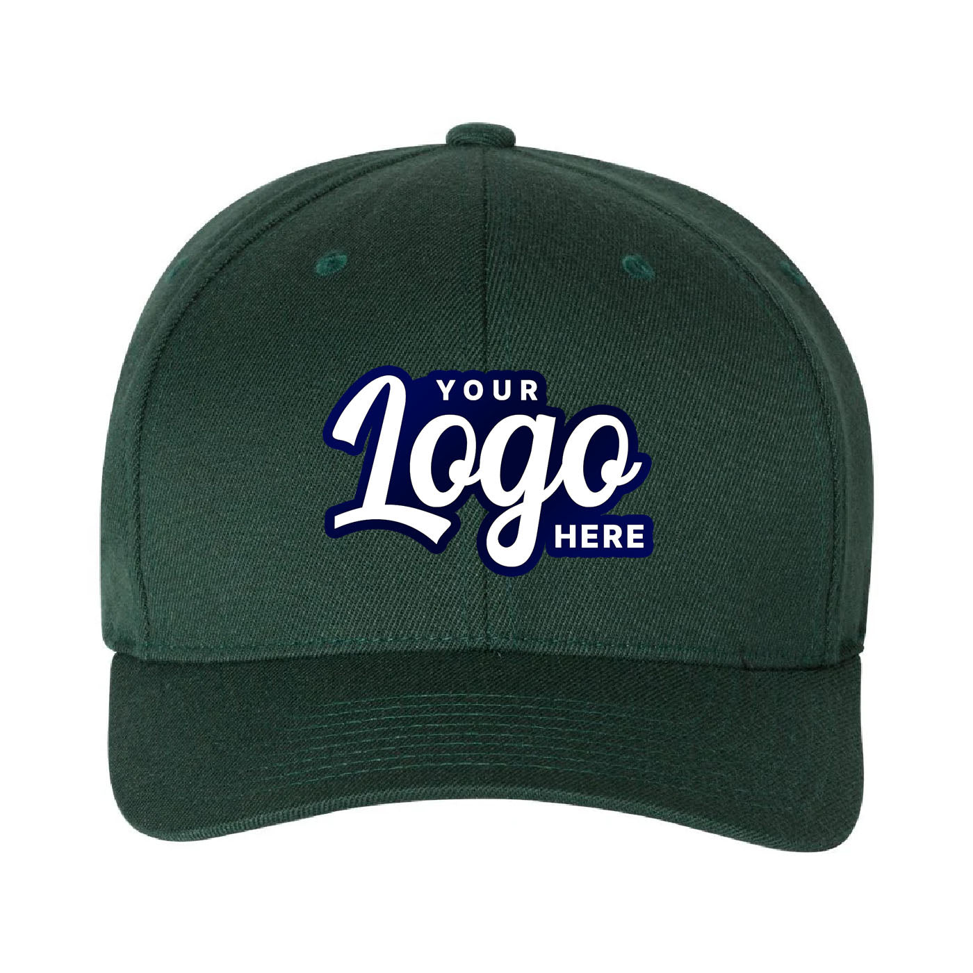 Custom Embroidered Flexfit 6477 Wool-Blend Cap