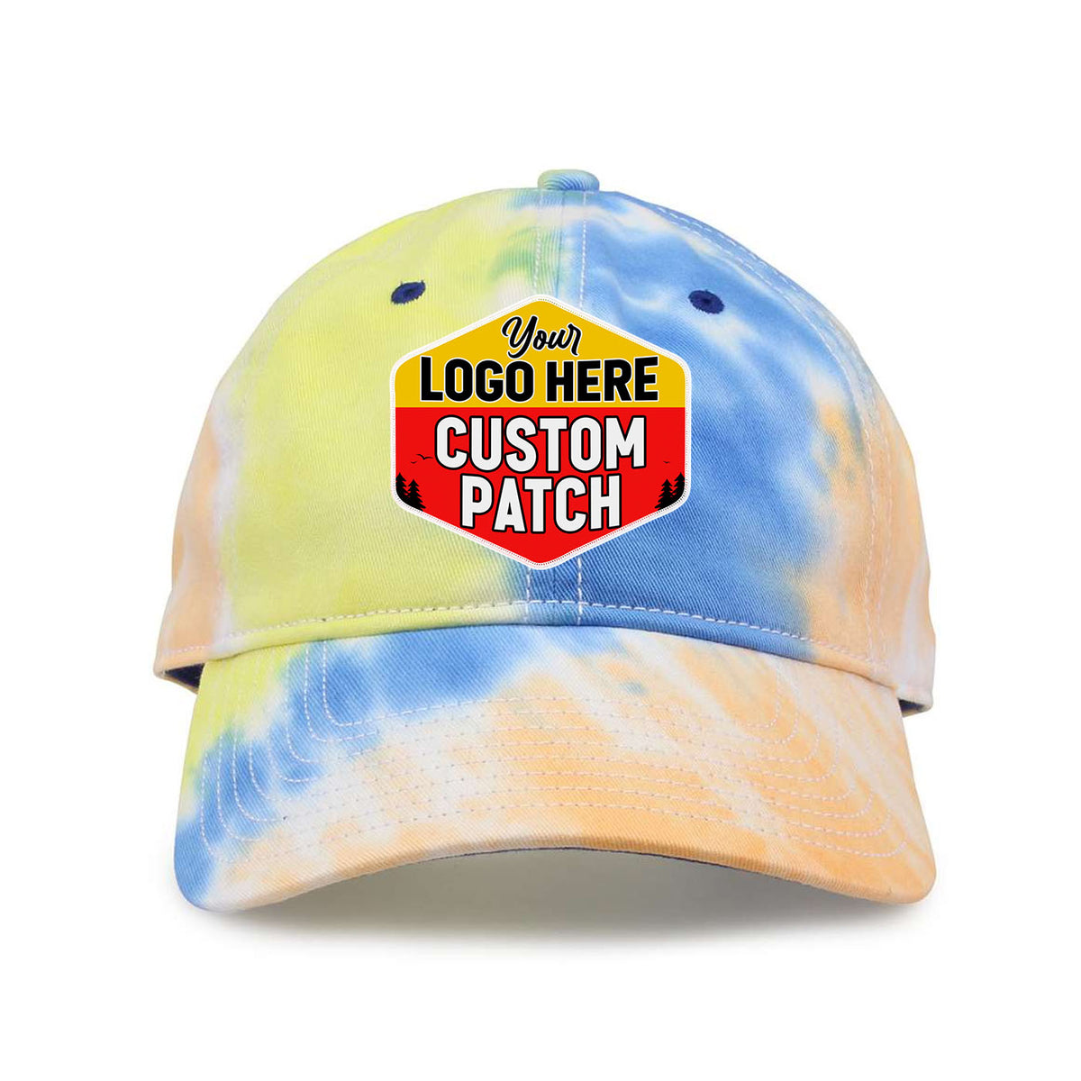 Custom Patch The Game GB482 Asbury Tie-Dyed Twill Cap