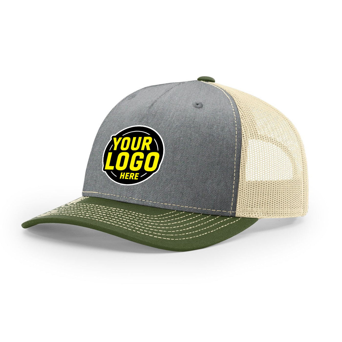 Richardson 112FP Five Panel Trucker Hat - Blank