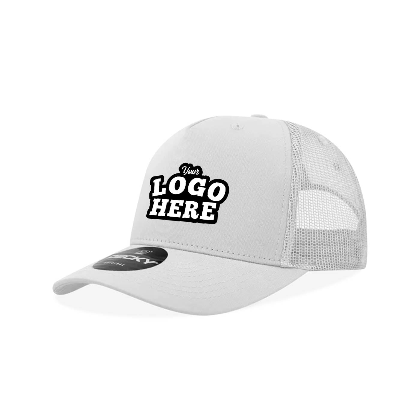 Custom Embroidered Decky 6030 - Classic, 5-Panel Retro Trucker Cap