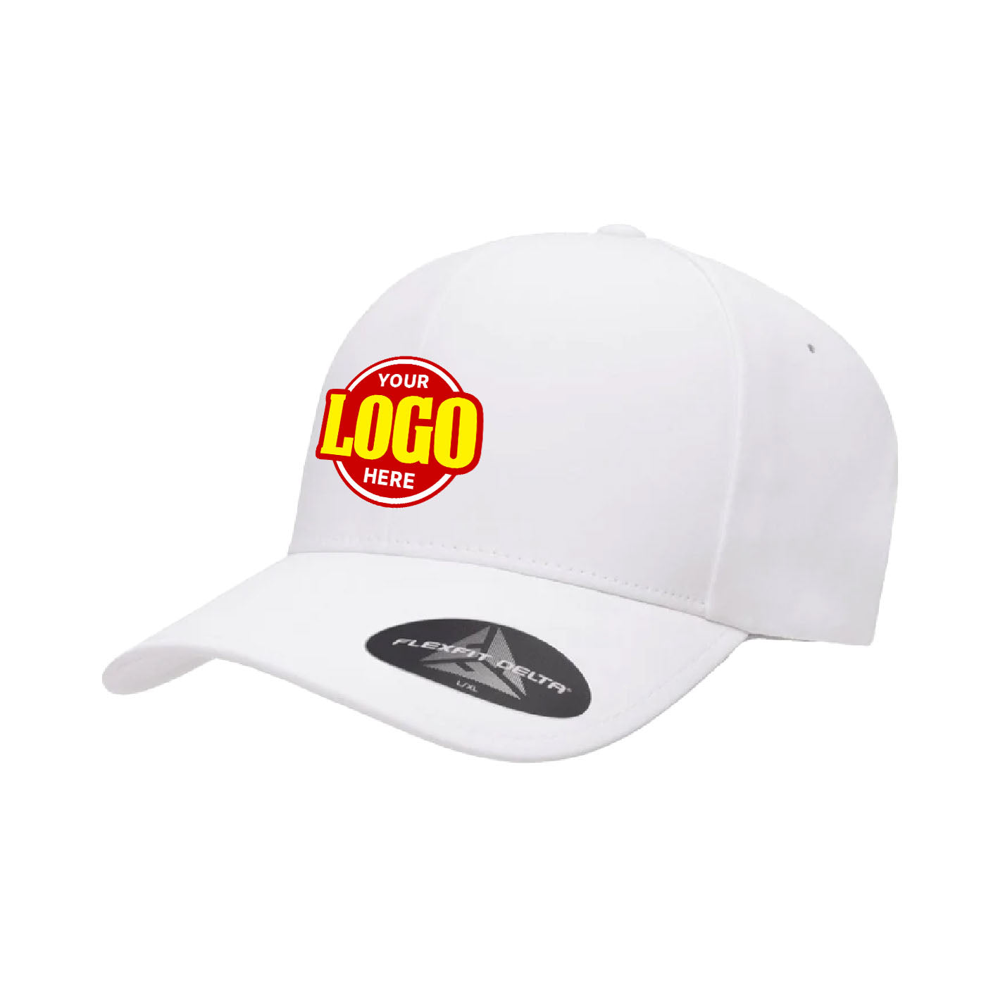 Custom Embroidered Flexfit 180 Delta Hat Seamless Cap