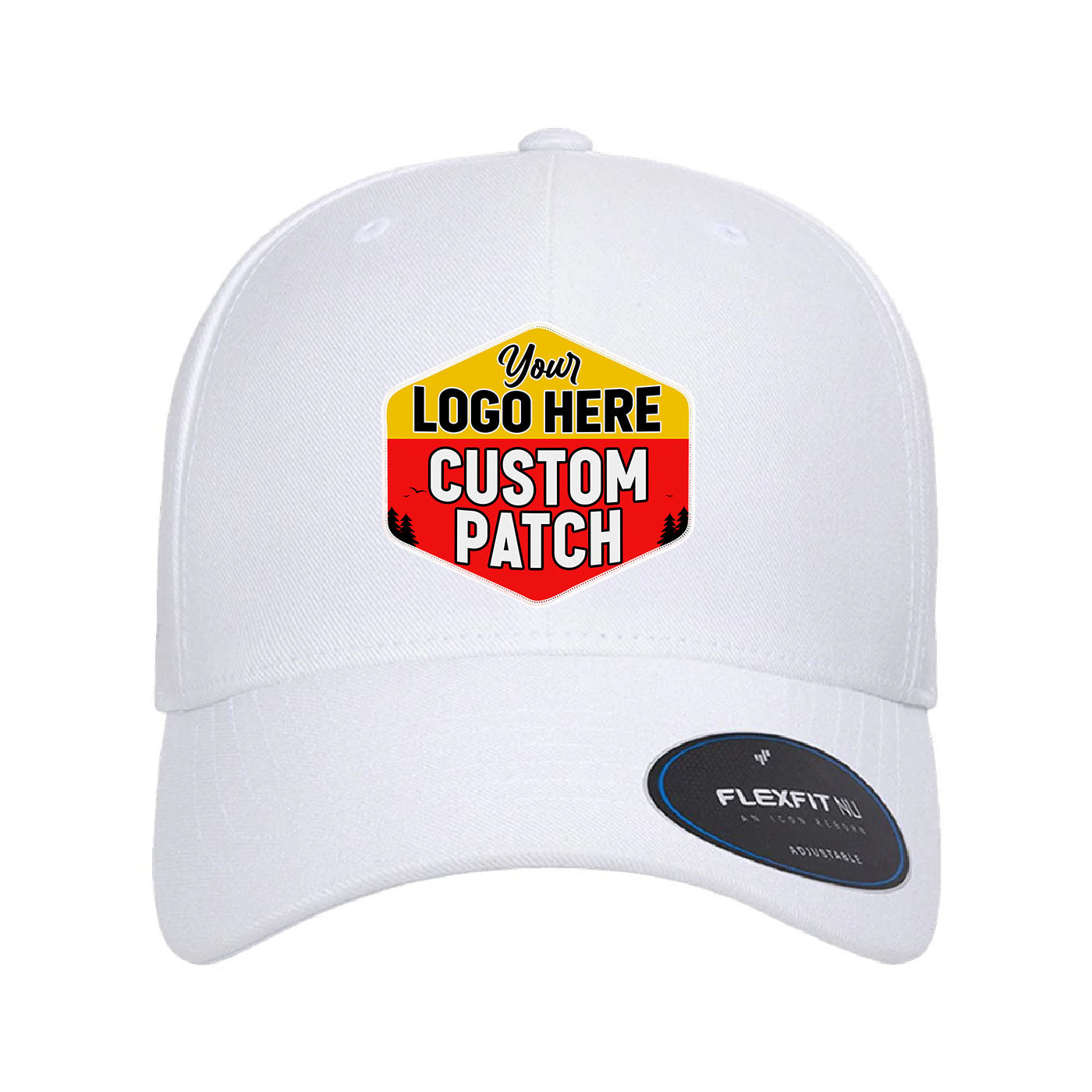 Custom Patch Flexfit 6110NU - Flexfit NU Adjustable Cap Snapback - 6110