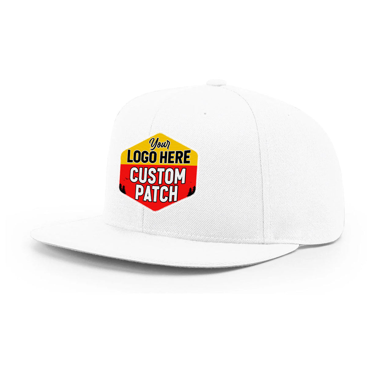 Custom Patch Richardson 510 Wool Flatbill Snapback Cap