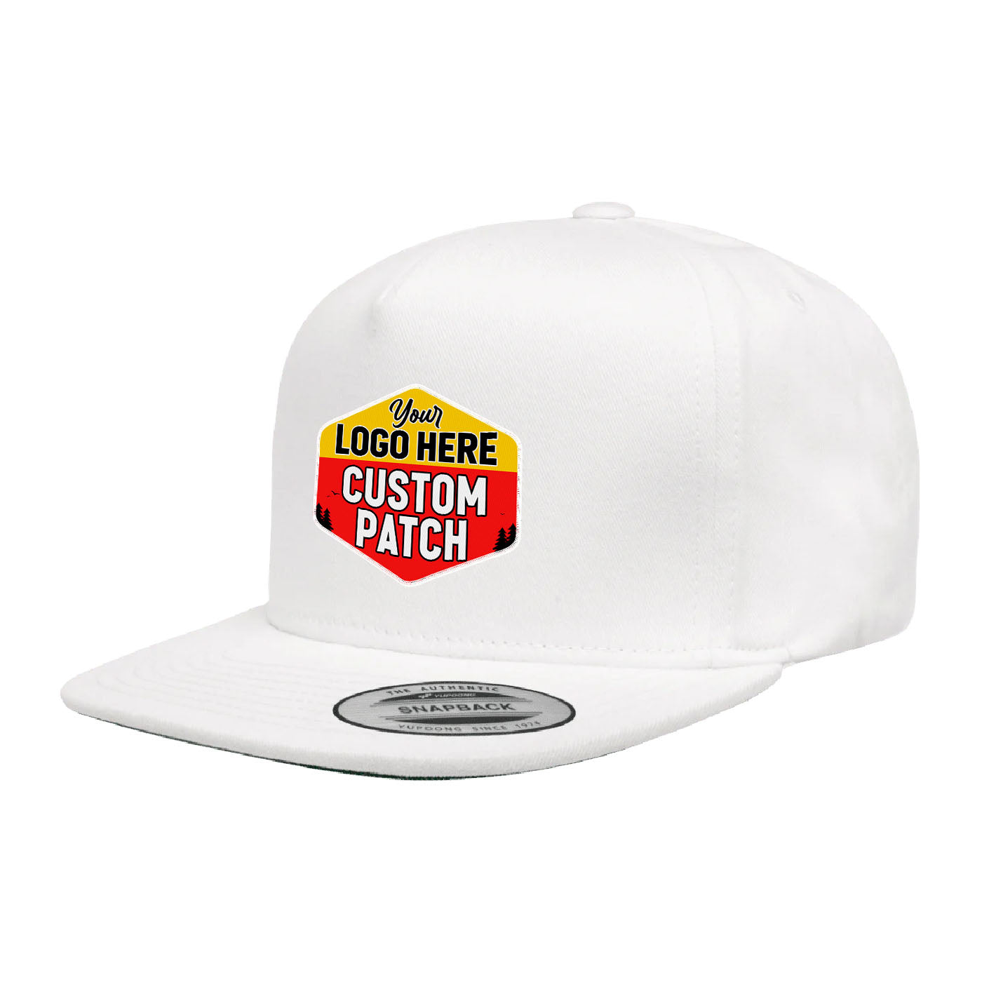 Custom Patch YP Classics, Yupoong 6007 - 5-Panel Cotton Twill Snaback Cap