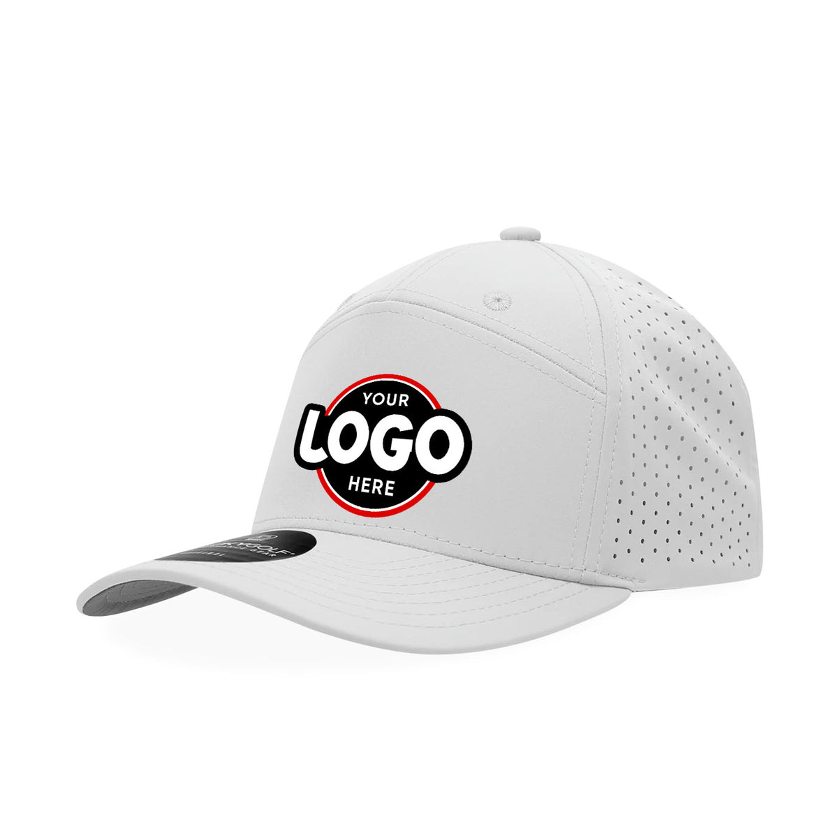 Custom Embroidered Decky 6416 7 Panel Perforated Cap