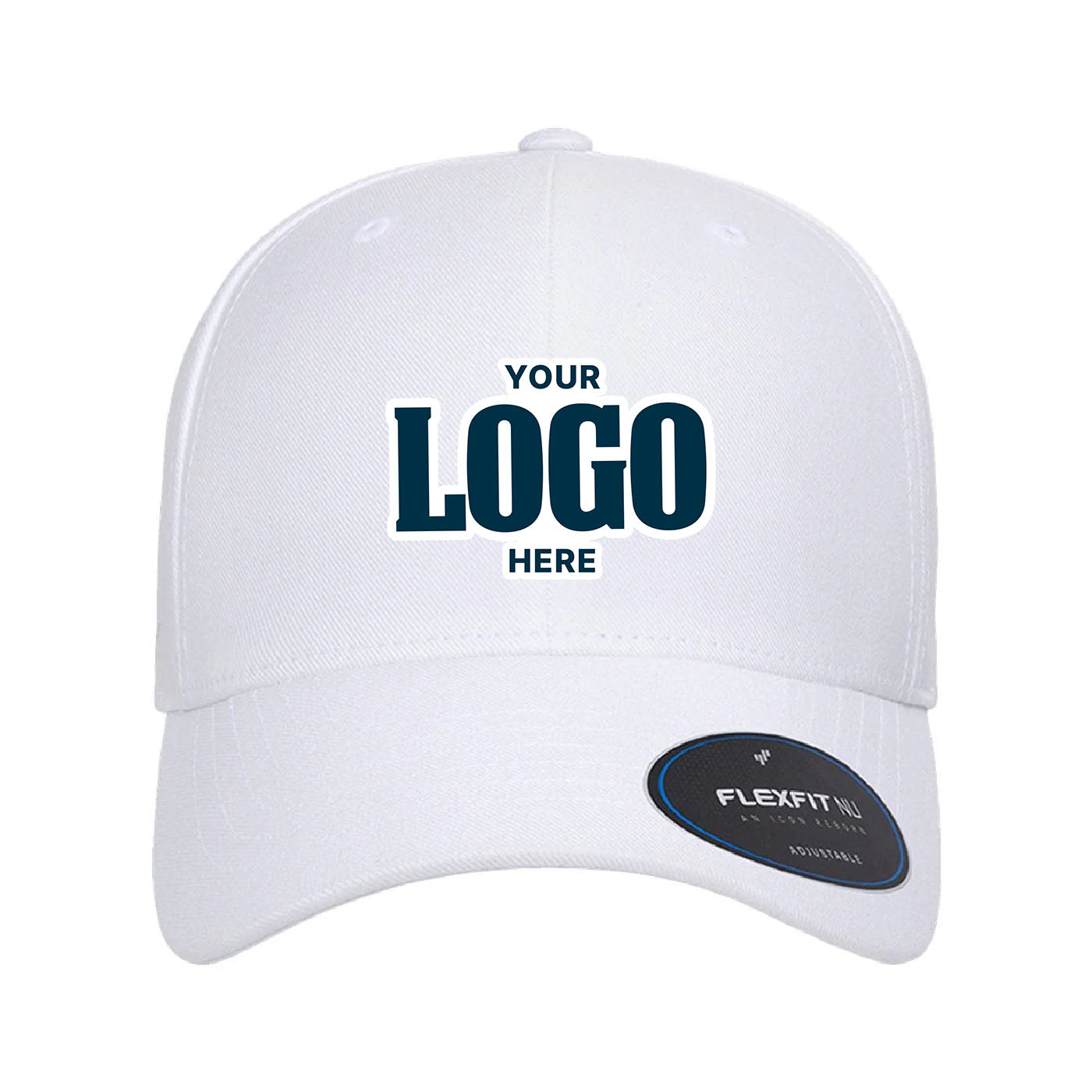 Custom Embroidered Flexfit 6110NU - Flexfit NU Adjustable Cap Snapback - 6110
