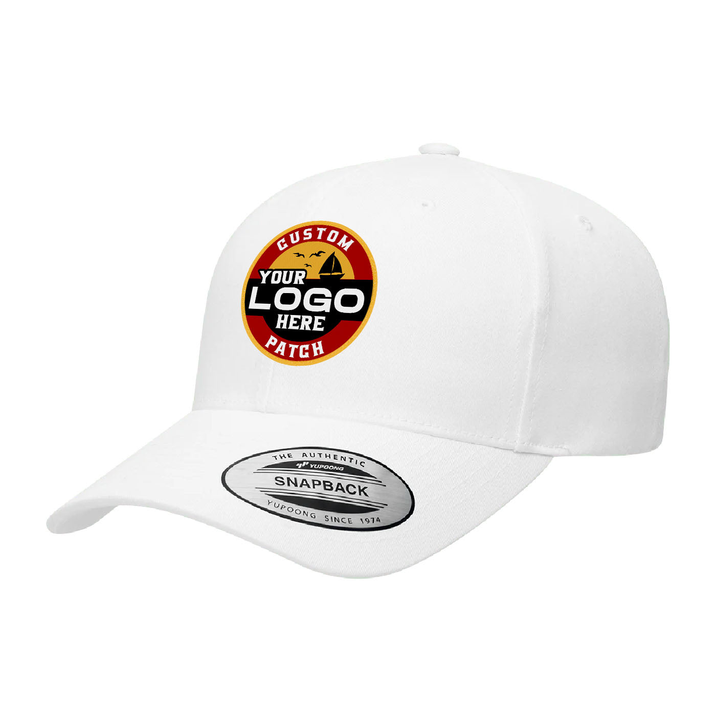 Custom Patch Yupoong 6389 Retro Cotton Blend Snapback Hat, YP Classics