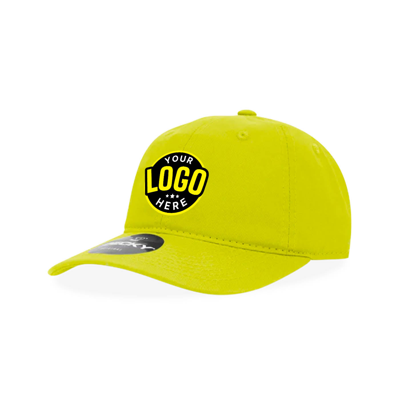 50 Hats Custom Logo Decky 205 Dad Hats Relaxed Caps Embroidered Package Deal