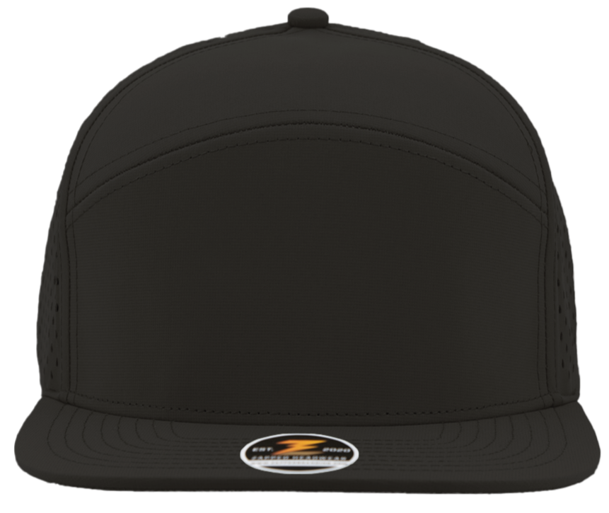 Custom Embroidered Zapped Headwear Osprey 7 Panel Perforated Cap