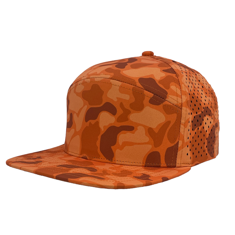 Custom Embroidered Zapped Headwear Osprey 7 Panel Perforated Cap