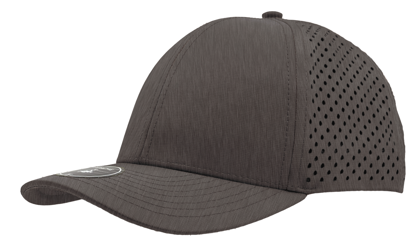 Custom Embroidered Zapped Headwear Apache 6 Panel Perforated Snapback Cap