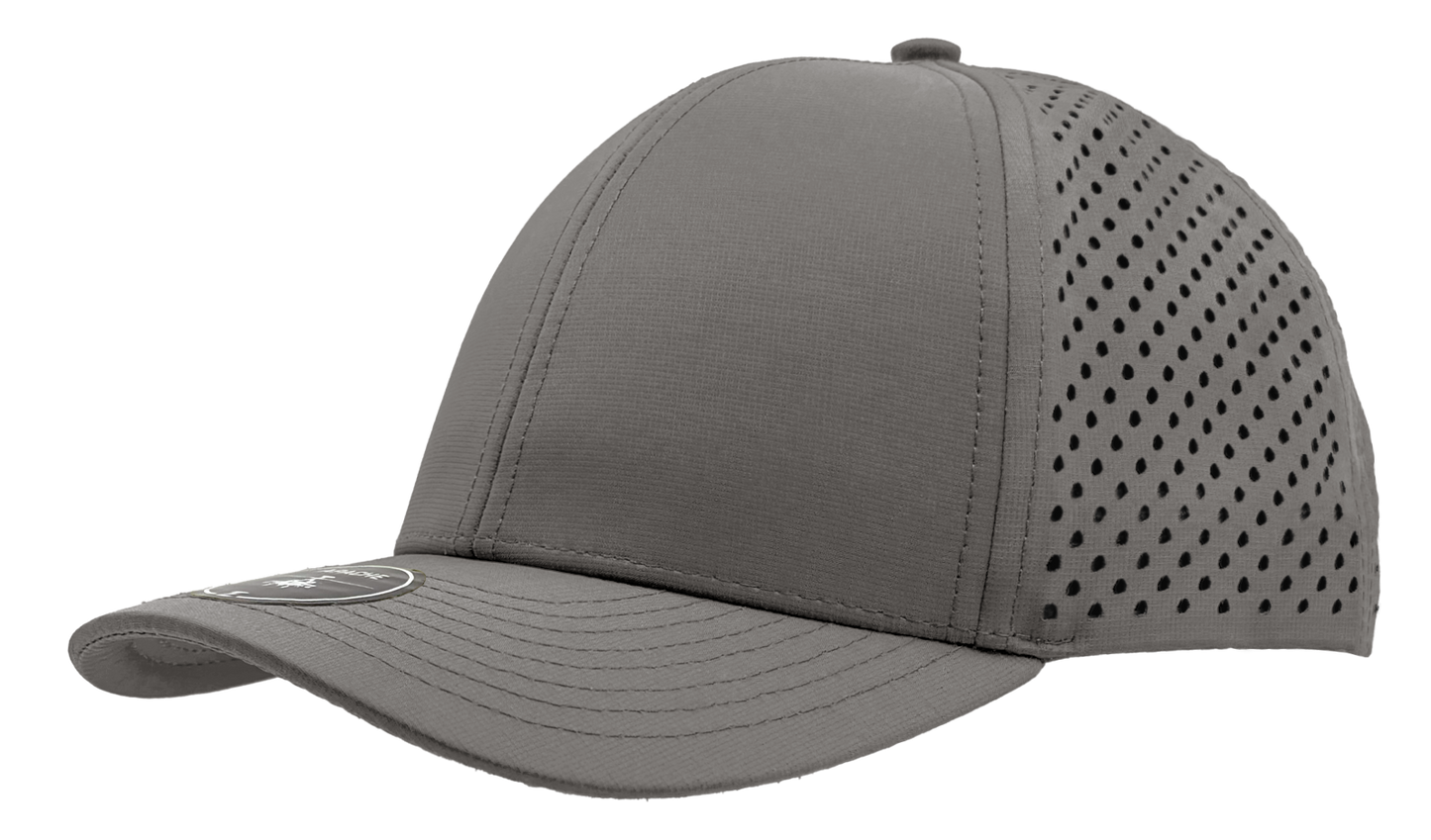Custom Embroidered Zapped Headwear Apache 6 Panel Perforated Snapback Cap