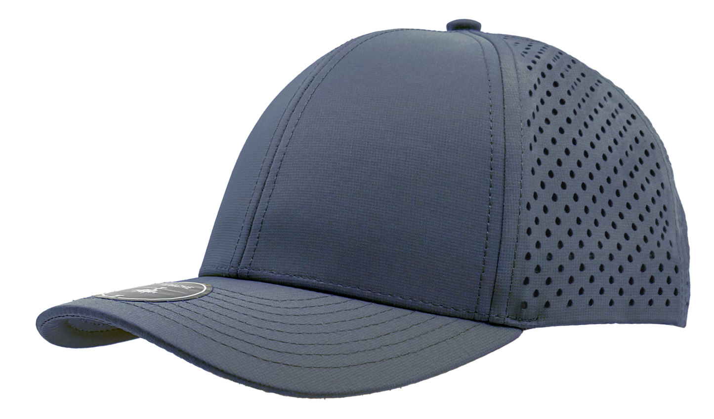 Custom Embroidered Zapped Headwear Apache 6 Panel Perforated Snapback Cap