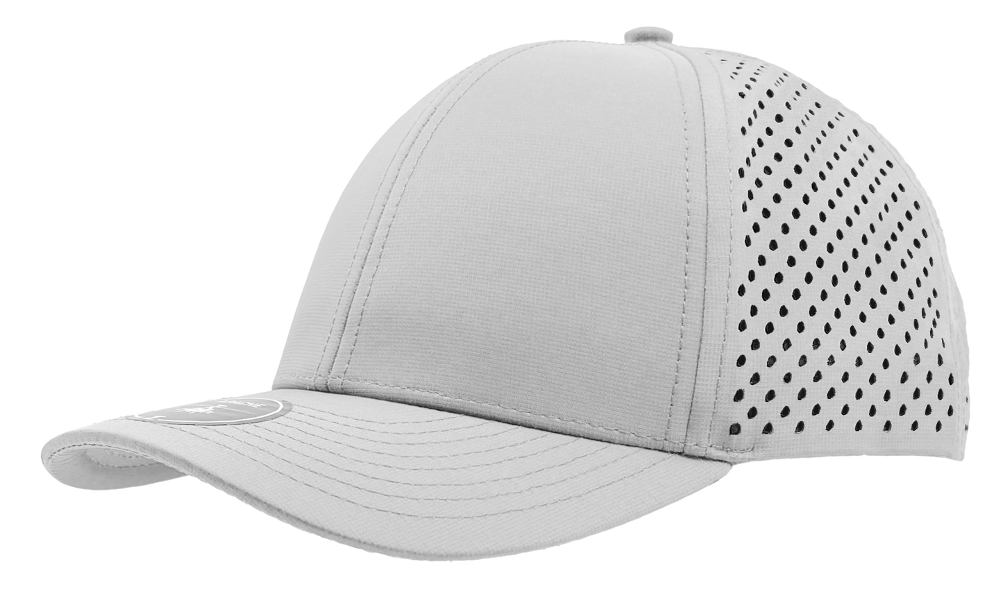 Custom Embroidered Zapped Headwear Apache 6 Panel Perforated Snapback Cap