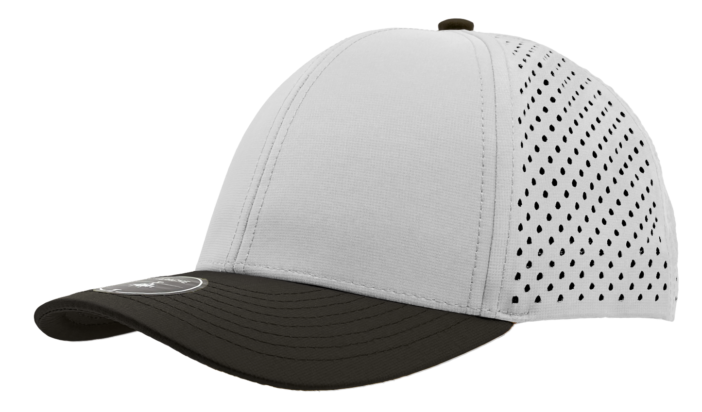 Custom Embroidered Zapped Headwear Apache 6 Panel Perforated Snapback Cap