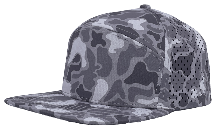 Custom Embroidered Zapped Headwear Osprey 7 Panel Perforated Cap