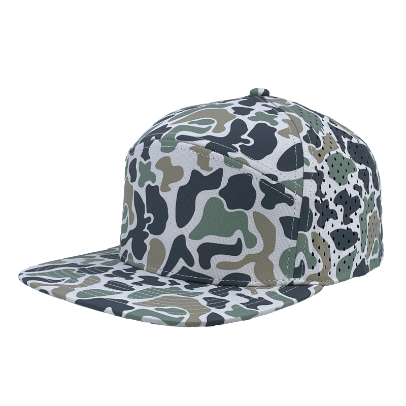 Custom Embroidered Zapped Headwear Osprey 7 Panel Perforated Cap