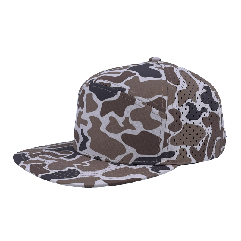 Custom Embroidered Zapped Headwear Osprey 7 Panel Perforated Cap