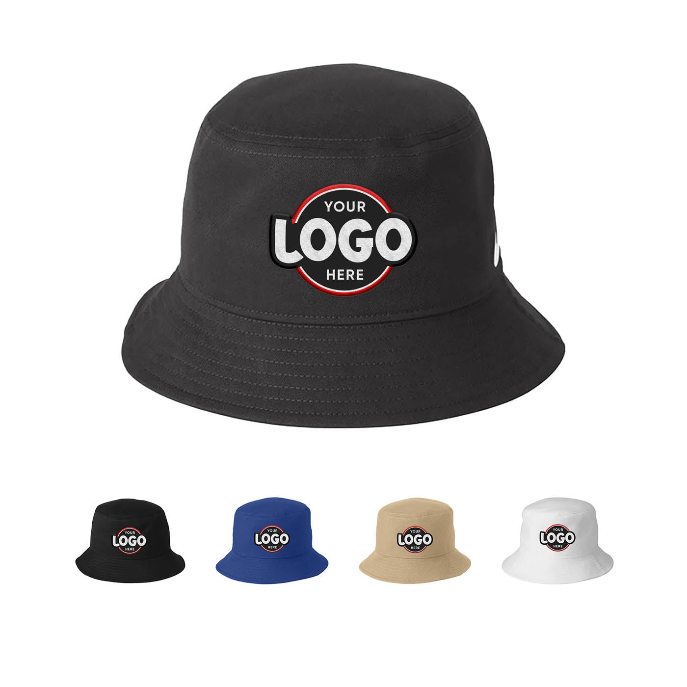 Custom Embroidered Nike NKBFN6319 Swoosh Bucket Hat