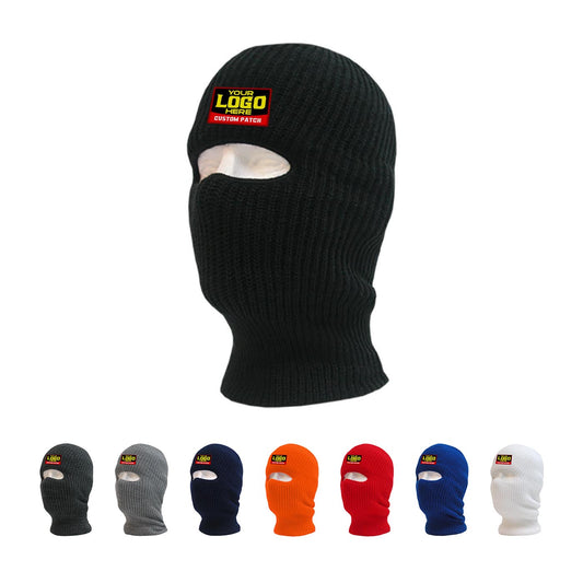 Custom Patch Decky 971 - Ski Mask, Face Mask (1-Hole) Balaclava - 971 - Star Hats & Embroidery