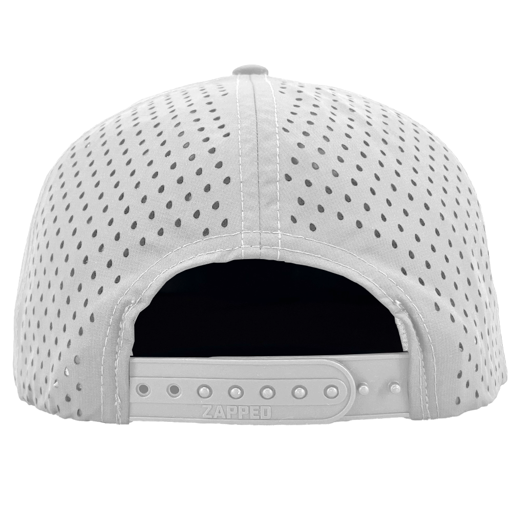 Custom Embroidered Zapped Headwear Osprey XL 7 Panel Perforated Cap