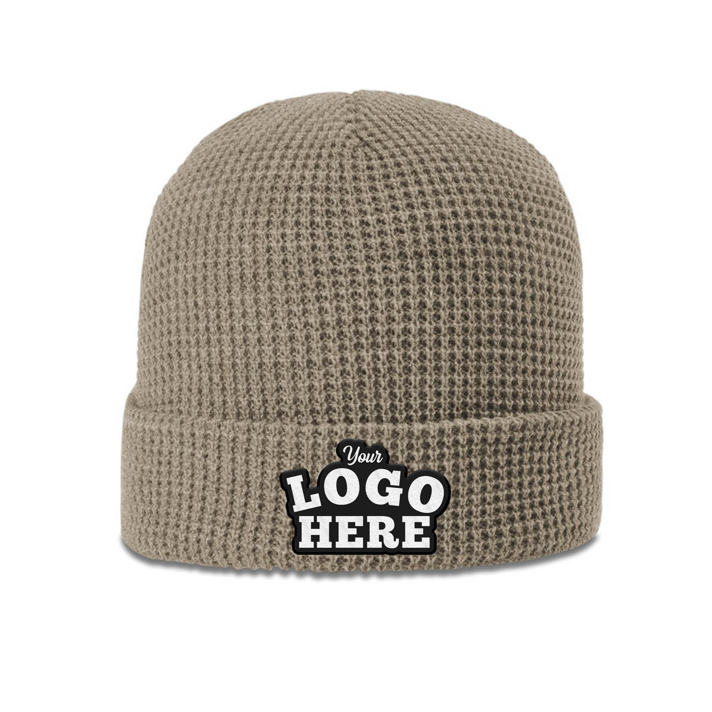 50 Hats Custom Logo Richardson 146 Waffle Knit Beanies Embroidered Package Deal