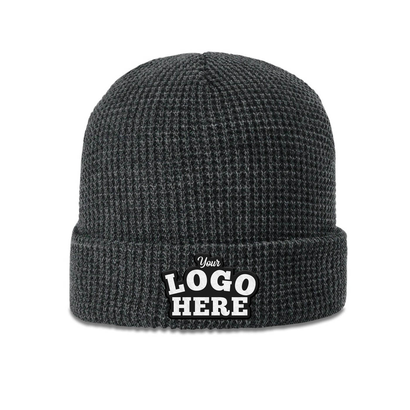 50 Hats Custom Logo Richardson 146 Waffle Knit Beanies Embroidered Package Deal