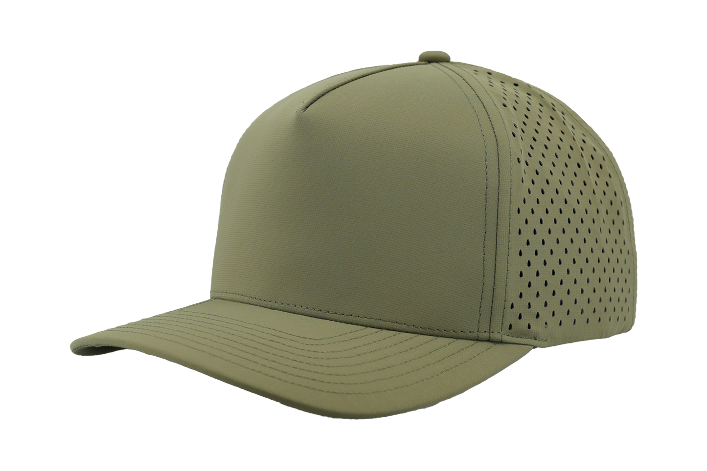 Custom Patch Zapped Headwear Blackhawk 5 Panel Perforated Cap