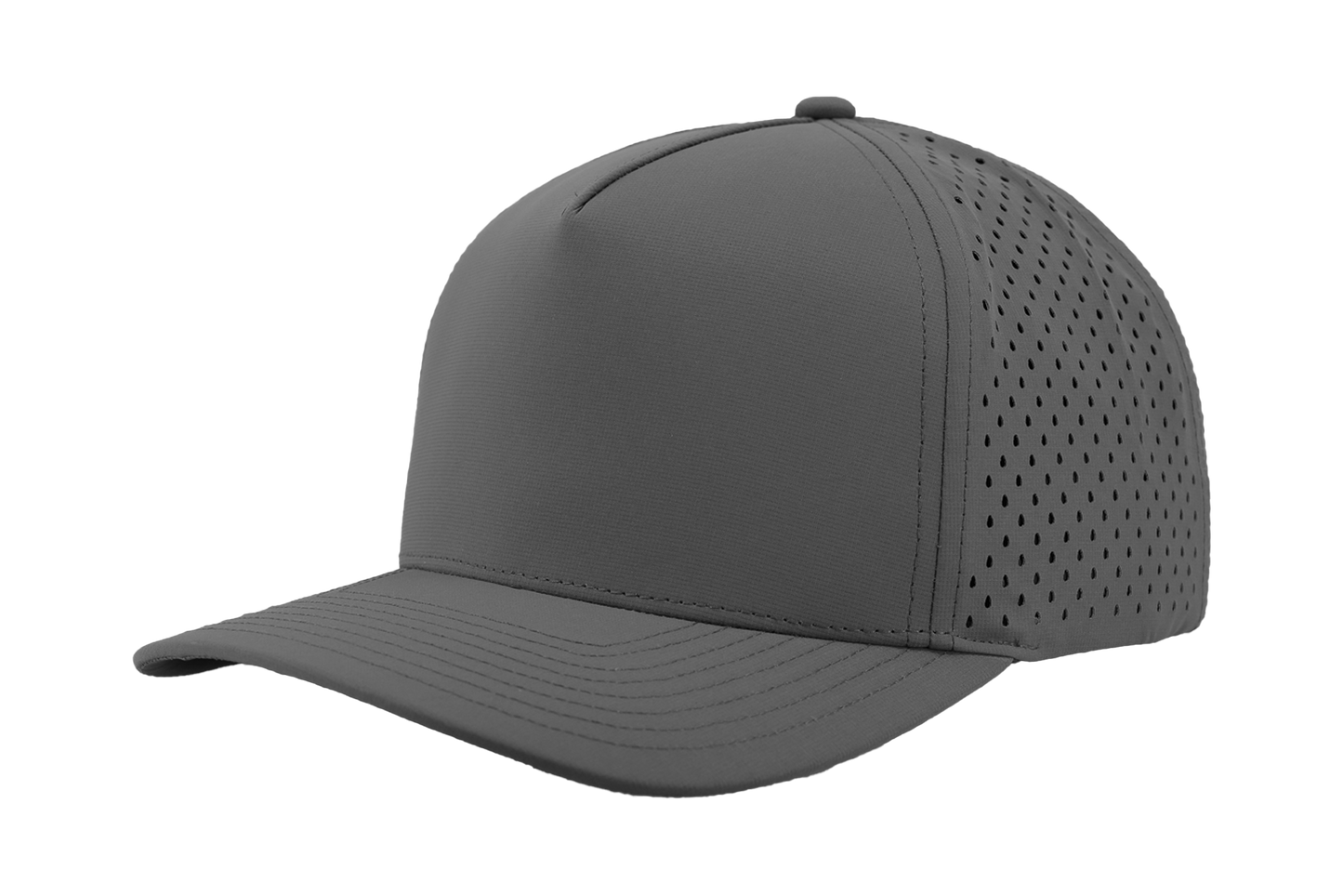 Custom Patch Zapped Headwear Blackhawk 5 Panel Perforated Cap