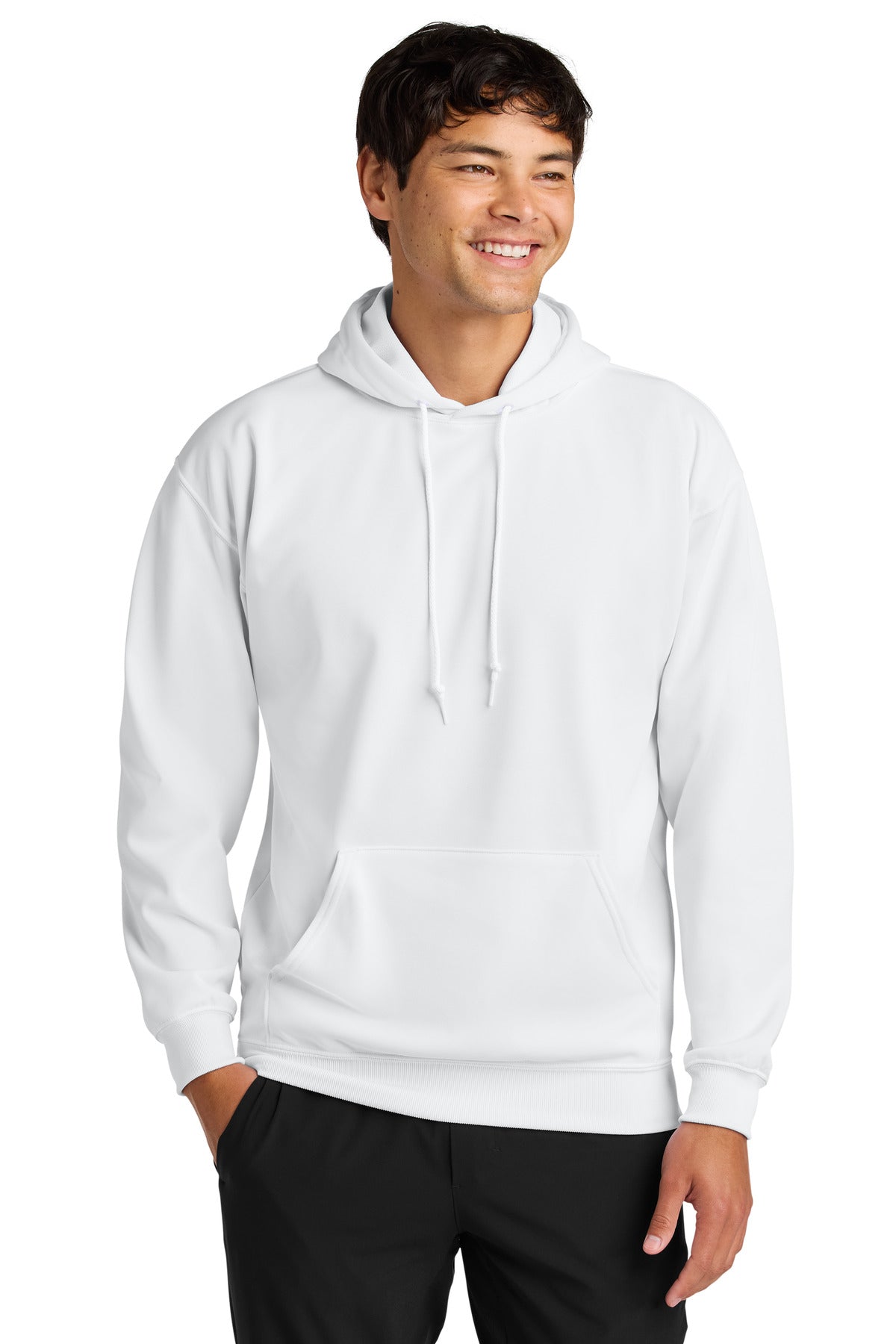 White A4 Sprint Tech Fleece Hoodie A4N4279