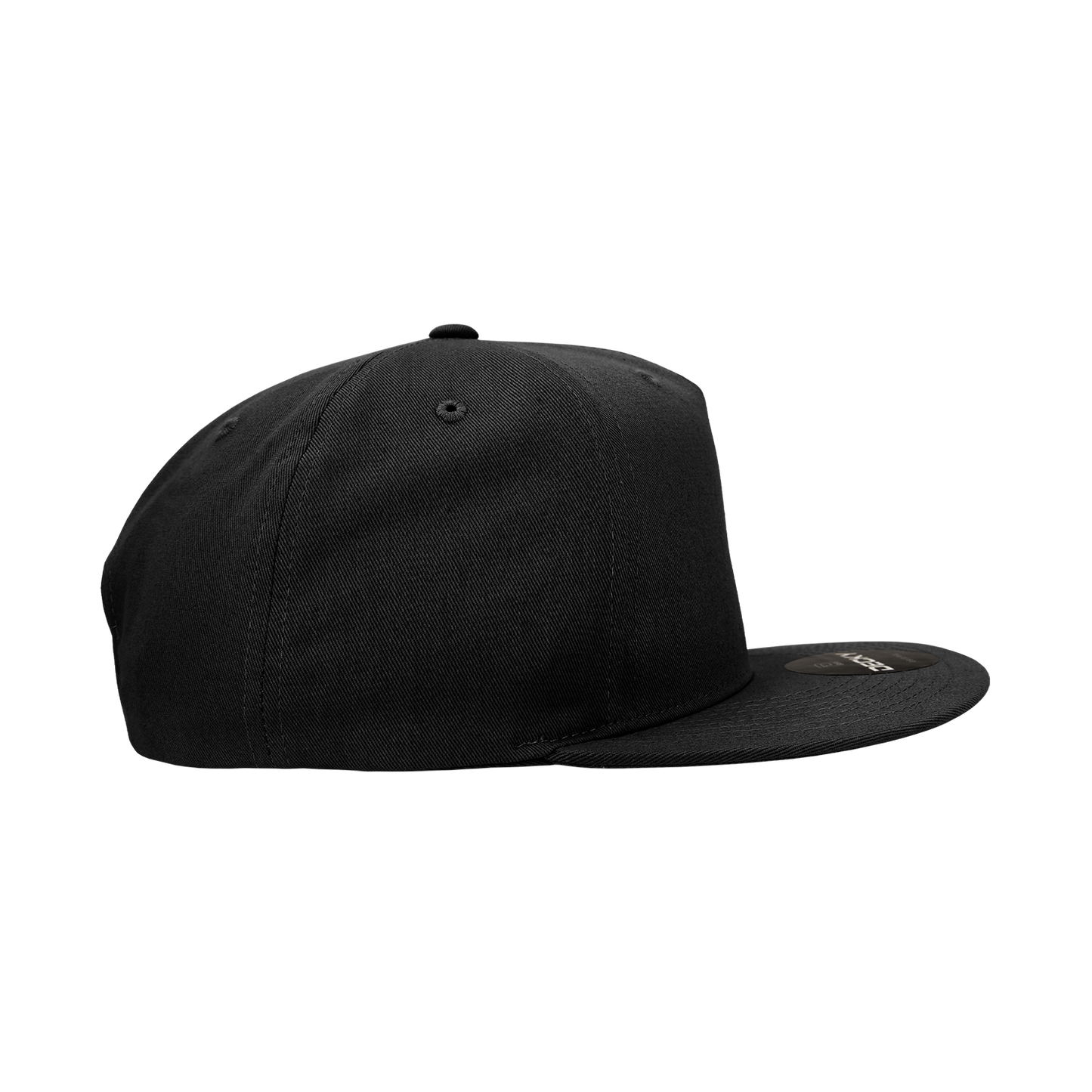 Custom Patch Decky 1064 - 5 Panel Flat Bill, Cotton Snapback Hats