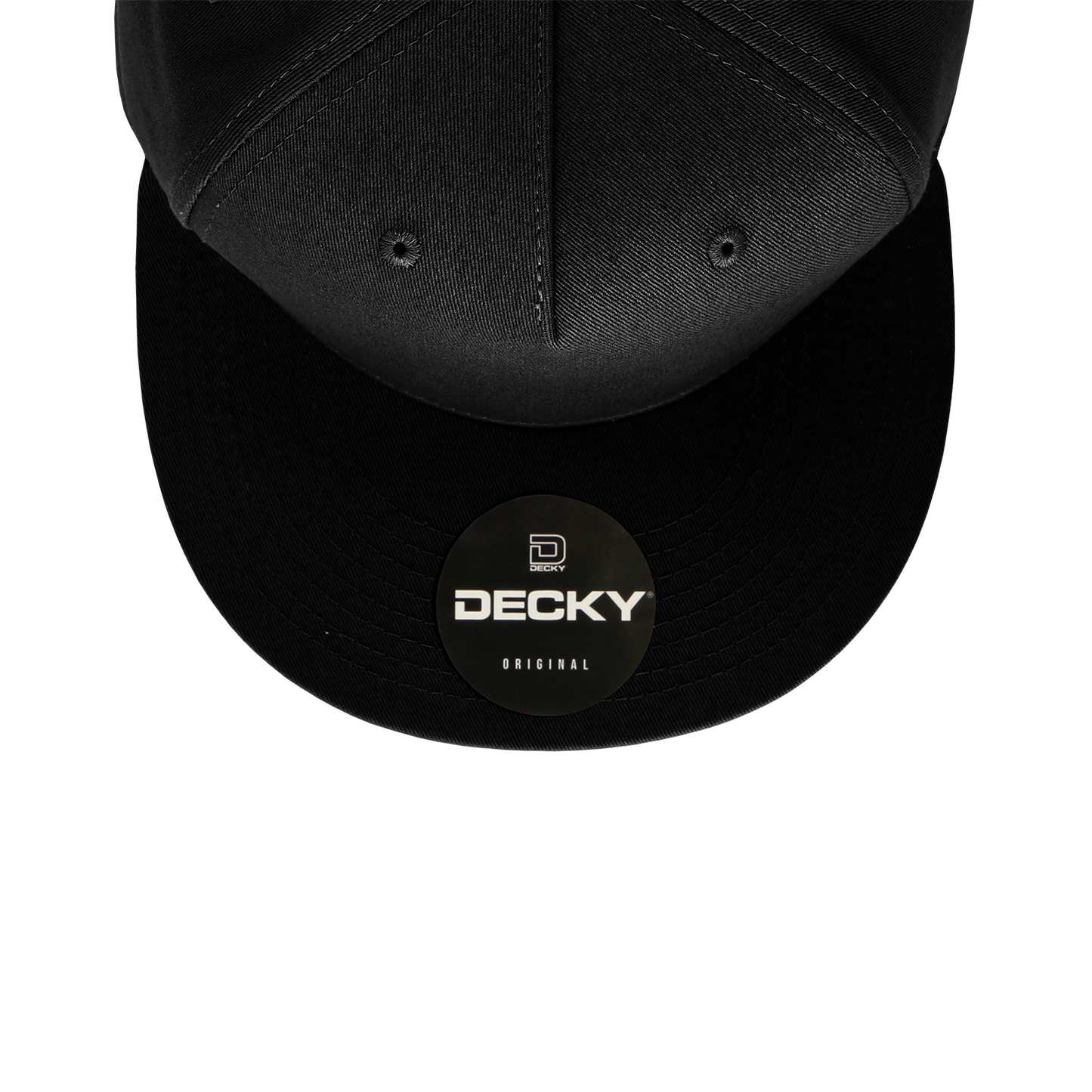Custom Patch Decky 1064 - 5 Panel Flat Bill, Cotton Snapback Hats