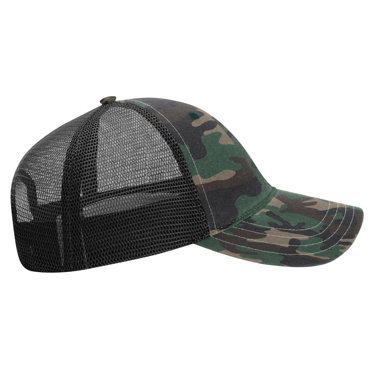 Custom Patch Richardson 111P Garment Washed Printed Trucker Hat