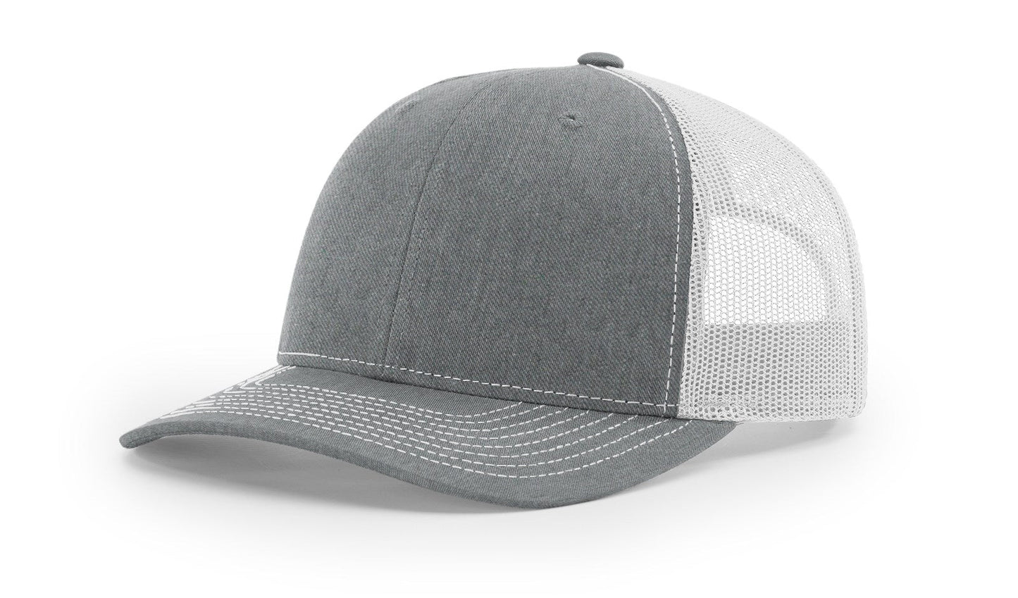 Richardson 112 Trucker Cap Split Hats Split Colors Two Colors - Blank