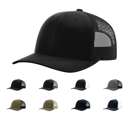 Richardson 112RE Recycled Trucker Hat - Blank - Star Hats & Embroidery