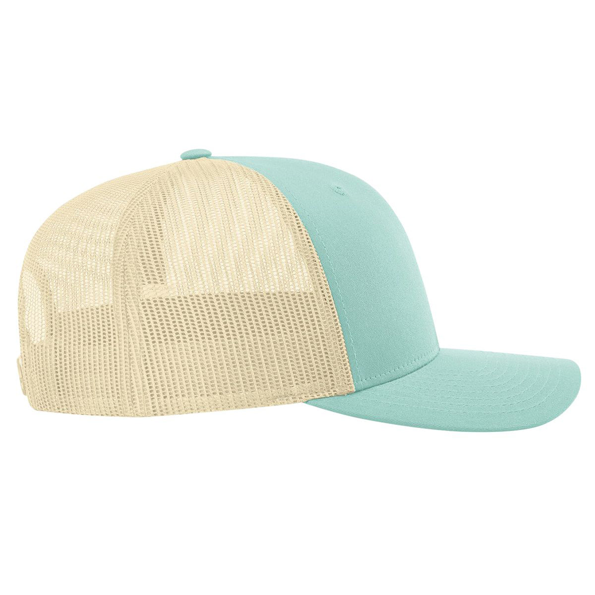 Richardson 115 Low Pro Trucker Cap, Snapback Hat - Blank