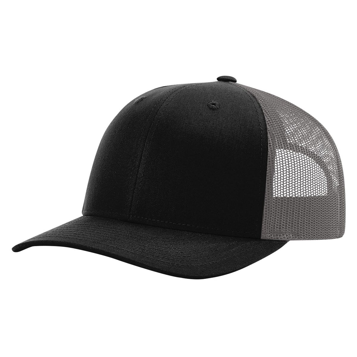 Richardson 115 Low Pro Trucker Cap, Snapback Hat - Blank