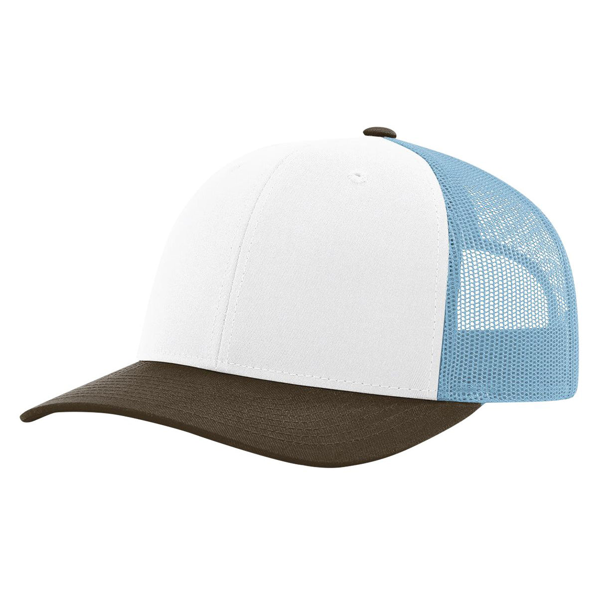 Richardson 115 Low Pro Trucker Cap, Snapback Hat - Blank