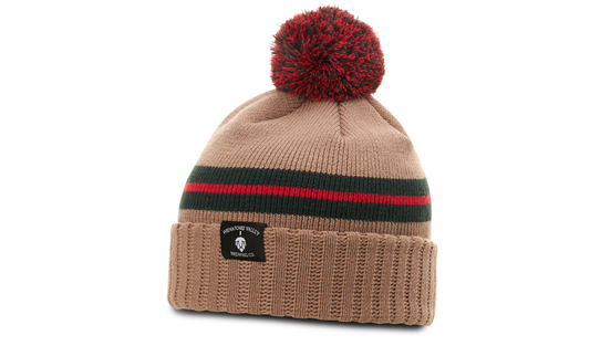 Custom Embroidered Richardson 135 Short Pom Knit Beanie - Star Hats & Embroidery