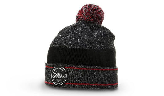 Richardson 148 Heathered Beanie with Cuff & Pom - Blank - Star Hats & Embroidery