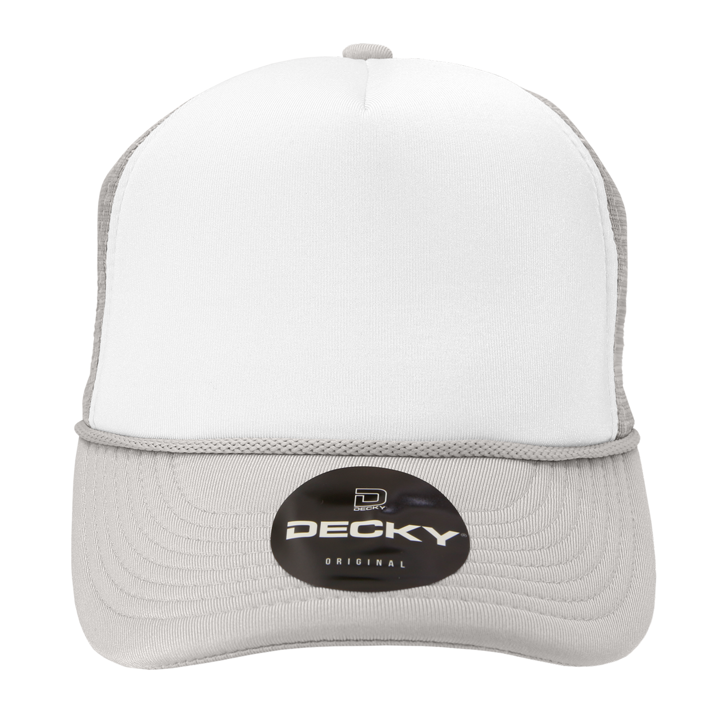 Custom Printed Decky 210 - Foam Trucker Hat, Two Tone Mesh Back Cap