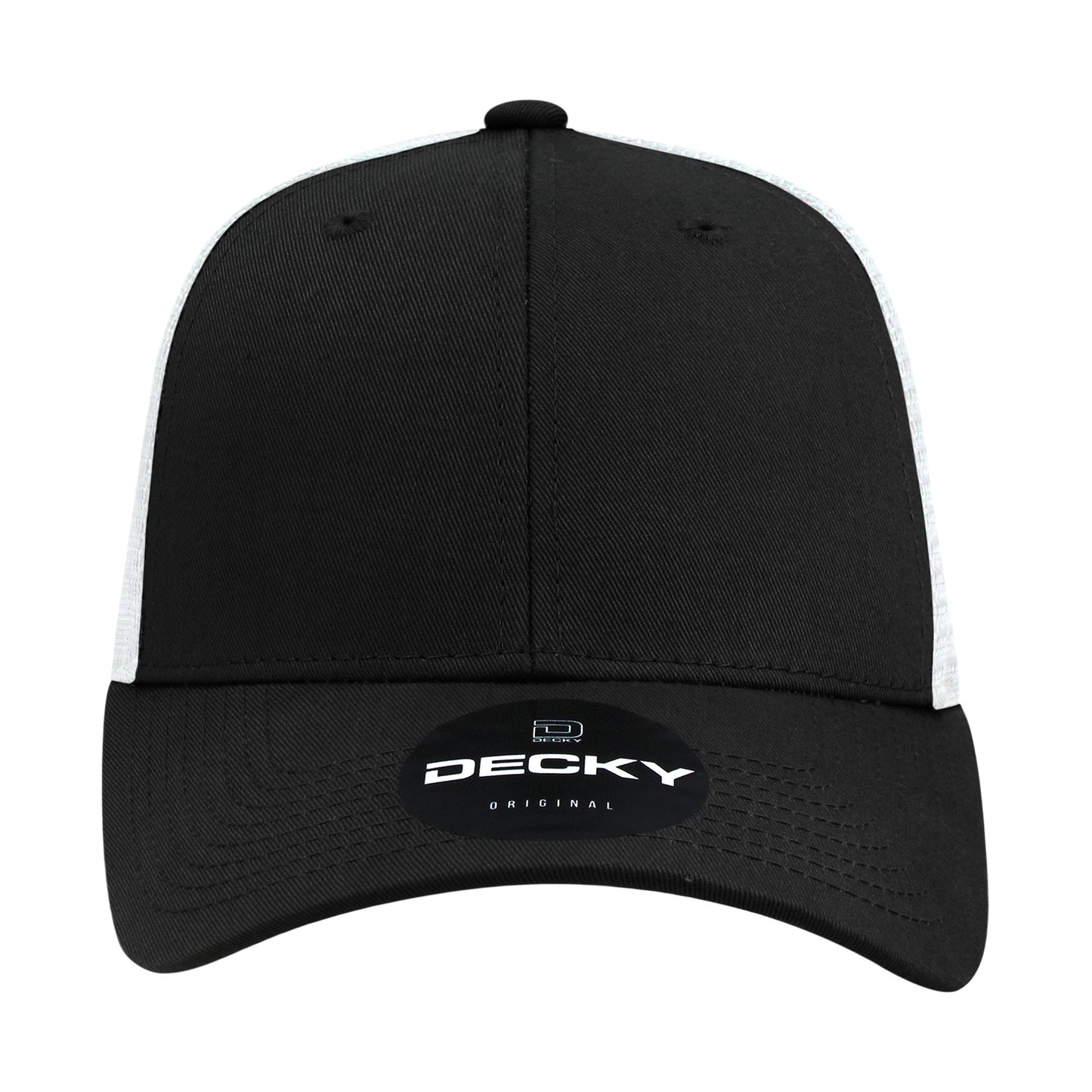Custom Patch Decky 214 - 6 Panel Low Profile Structured Cotton Trucker Hat, Mesh Golf Cap